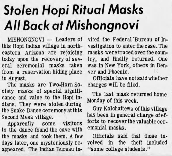 Clipping from Arizona Daily Sun